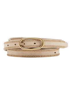 Studded Leather Belt